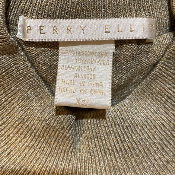 Perry Ellis silk/cotton blend sweater, XXL, NWOT - Picture 2 of 7